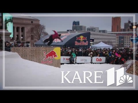 Street snowboarders from around the world turn the state capitol's steps into a metal playground