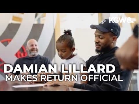 Damian Lillard officially signs with Portland Trail Blazers