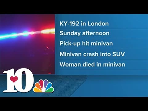 London Police Department: 1 dead, 8 injured after 3-vehicle wreck in Kentucky