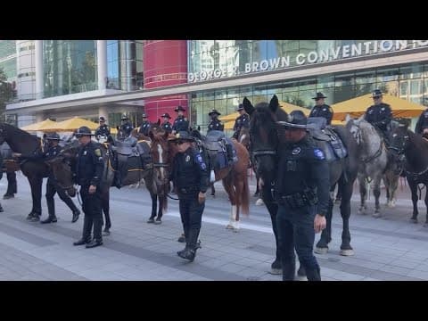 3 new officers join Houston Police Department's mounted patrol division