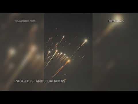 Several people in the Bahamas witnessed debris from a SpaceX rocket flying overhead