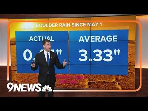 Some Colorado communities had driest month in decades despite recent storms