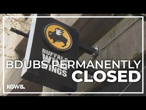 Buffalo Wild Wings in downtown Portland closes
