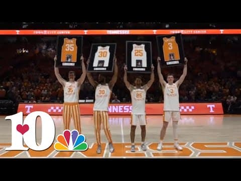 The Vols honor James, Vescovi, Knecht and Coyne on Senior Day