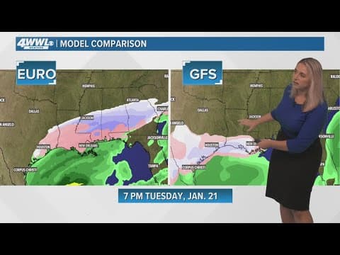 New Orleans Weather: Showers tonight with a late week warm-up, extreme cold arrives next week