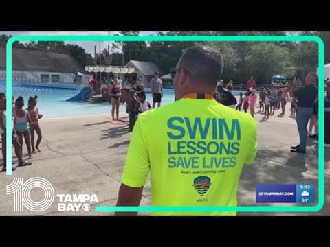 Tampa hosts the World's Largest Swimming Lesson