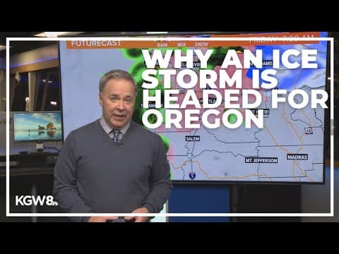 Why most of Oregon will see freezing rain instead of snow this week