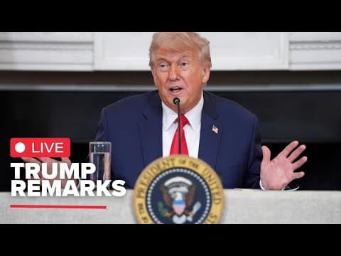 LIVE: Pres. Trump holds press briefing