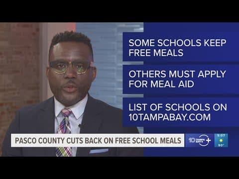 Pasco County Schools adjusting free meal program due to rising costs