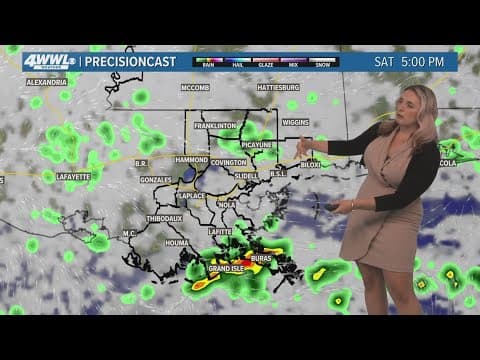 New Orleans Weather: Rain and storms Saturday, cooler and dry on Sunday