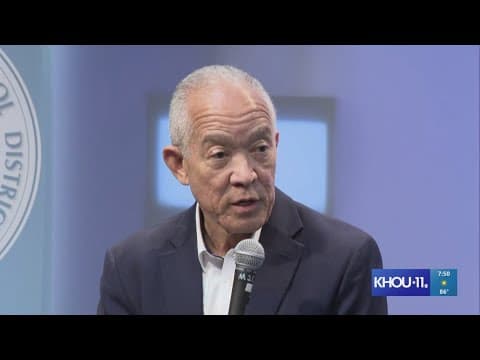 HISD Superintendent Mike Miles answers KHOU 11 question about mold at two schools