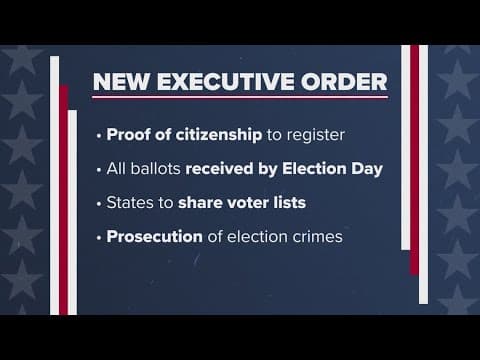 Trump signs executive order adding new requirements to vote in federal elections