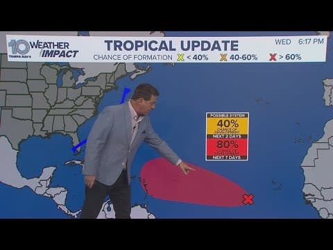 Tracking the Tropics: Wave pushing off African coast has high chance of development