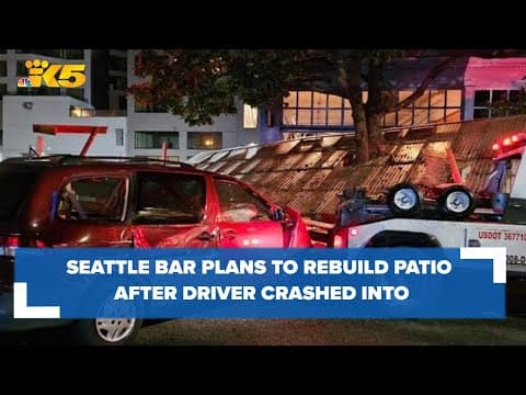 Seattle's Some Random Bar plans to rebuild patio after driver crashed into, destroyed original