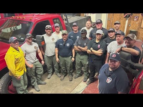 Houston firefighters share what it's like fighting Texas wildfires