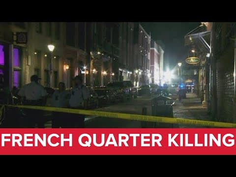 Person shot, killed in French Quarter