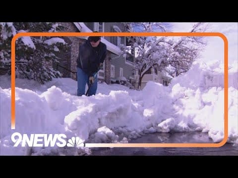 Colorado begins to dig out from strong winter snowstorm