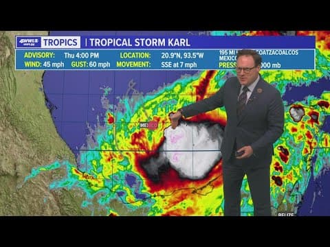Thursday evening tropical update: Karl and a wave off of Africa