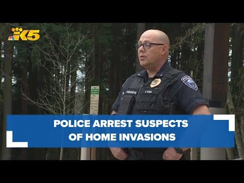 SWAT teams arrest 3 suspects of violent home invasions in the north Sound