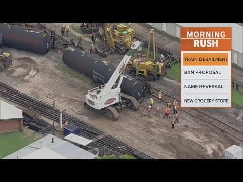 Train derailment in Waxahachie: Latest updates