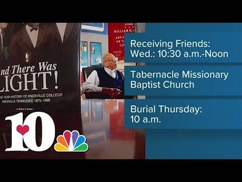 Funeral services scheduled for Bob Booker, Knoxville Civil Rights leader