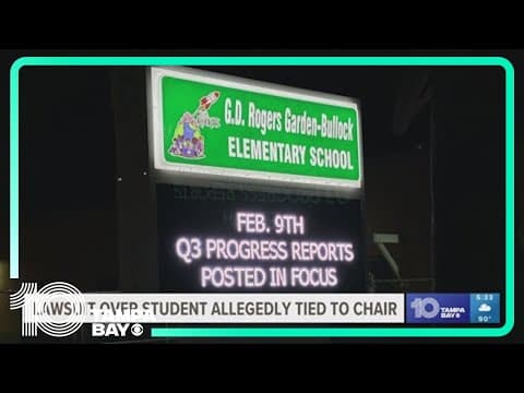 Woman sues Manatee County Schools, several teachers after her son was allegedly tied to chair