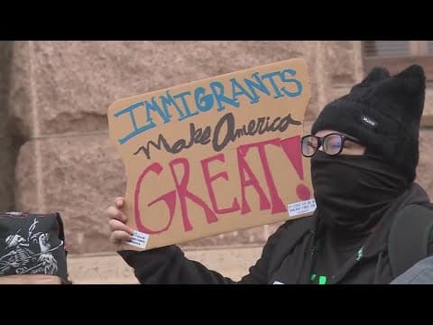 Protesters in Texas gather against Trump's deportation efforts