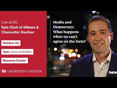 Media and Democracy: What happens when we can’t agree on the facts?