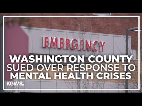 Washington County hit with lawsuit over its response to mental-health emergencies