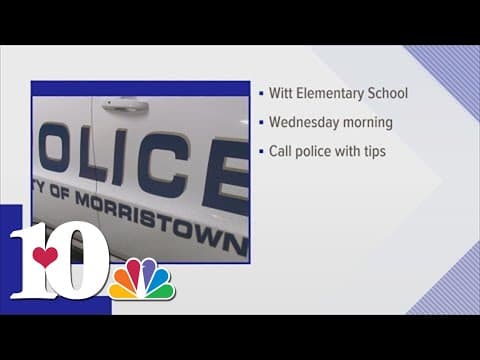 Morristown police searching for driver after crossing guard hit in front of school
