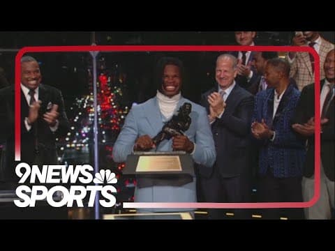 Colorado's Travis Hunter wins Heisman Trophy
