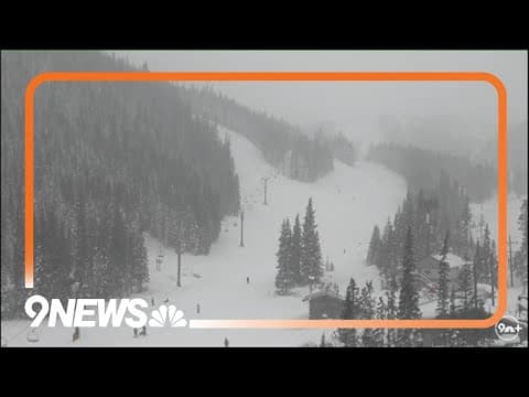 Snow falls in Colorado’s mountains