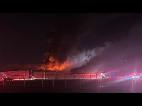LIVE: Fire engulfs vacant Kmart in Minneapolis