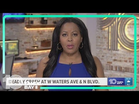 Deadly crash involving TECO pole at W. Waters Ave. and North Boulevard