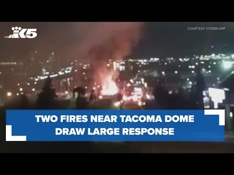 2 early-morning fires in Tacoma draw large response