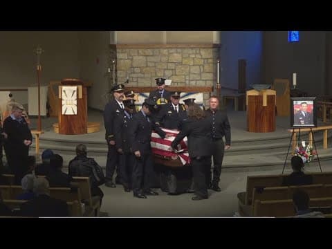 Montgomery Co. firefighter honored at funeral after 16 years of service