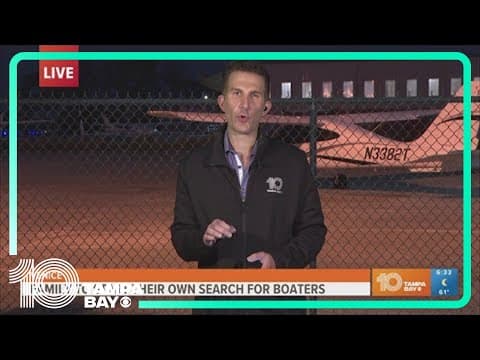 Family to start own search for 4 missing Florida boaters