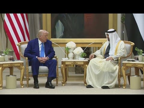 President Trump visits the United Arab Emirates during the final leg of his trip to the Middle East