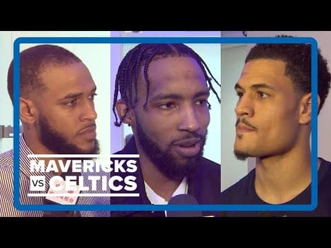 NBA Finals: Mavericks players Josh Green, Derrick Jones Jr. and Daniel Gafford talk Game 4 win