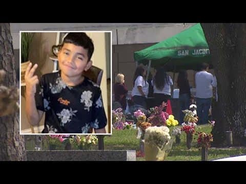 Funeral held for 12-year-old Carlos Fernandez as search continues for his killer