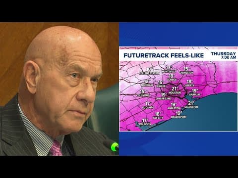 Houston Mayor John Whitmire gives update on winter storm preparations