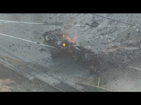 Firefighters injured after truck explosion in Los Angeles