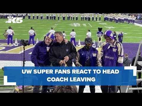 UW super fans react to news of head coach Kalen DeBoer leaving