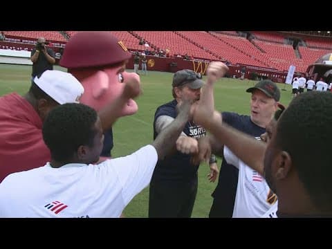 Special Olympians get NFL experience with the Commanders