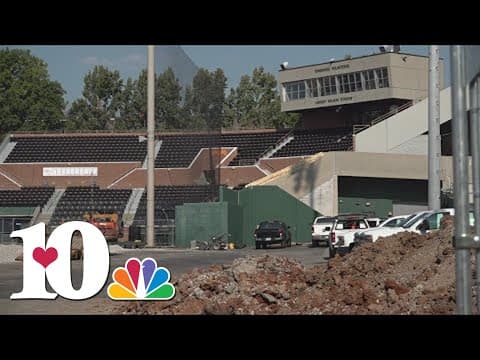 Construction underway at Lindsey Nelson Stadium