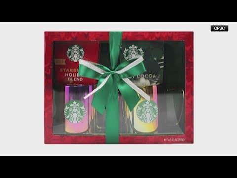 Starbucks recalls branded gift set over ceramic mugs