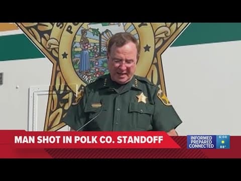 Deputy shoots man who shot at deputy and wife during standoff in Polk County