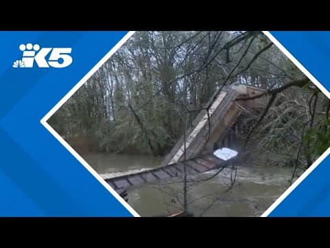 Train trestle collapses in Corvallis, OR