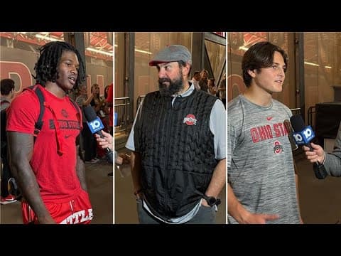 Postgame interviews with players and coaches | Ohio State vs. Ohio University