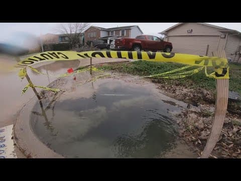 Four-foot deep water hole in southwest Houston neighborhood fixed after months